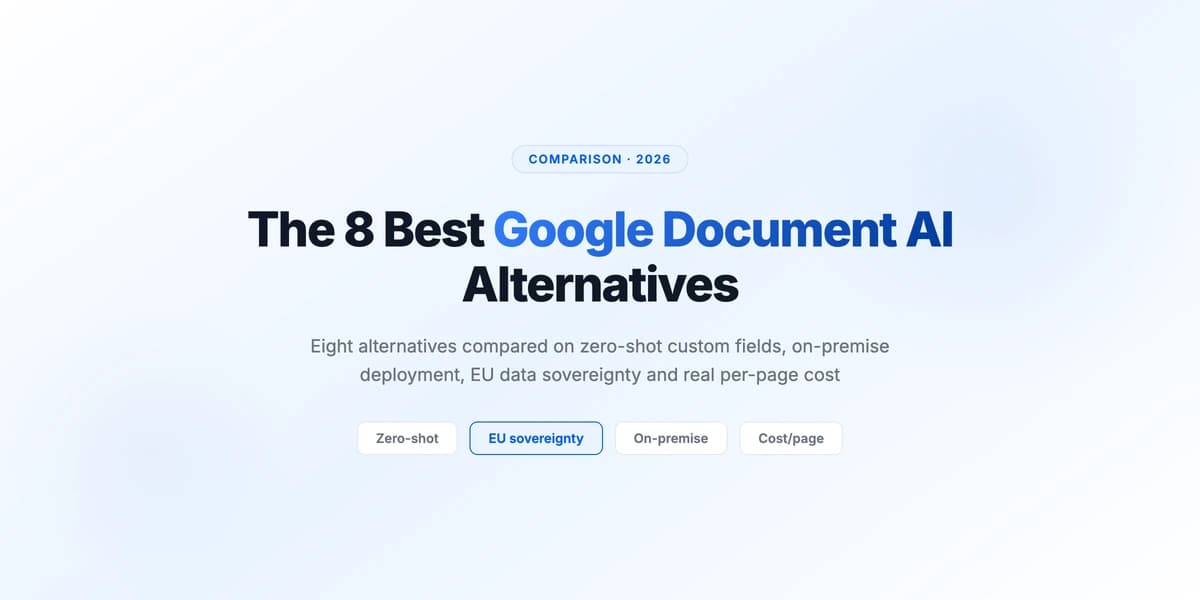 The 8 Best Google Document AI Alternatives in 2026