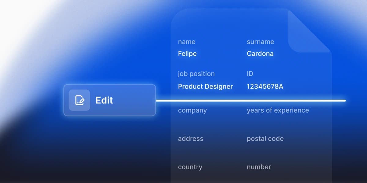 Edit: Filled Forms, Without the Field Mapping